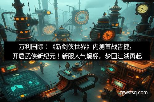 万利国际:《新剑侠世界》内测首战告捷,开启武侠新纪元!新服人气爆棚,梦回江湖再起风云